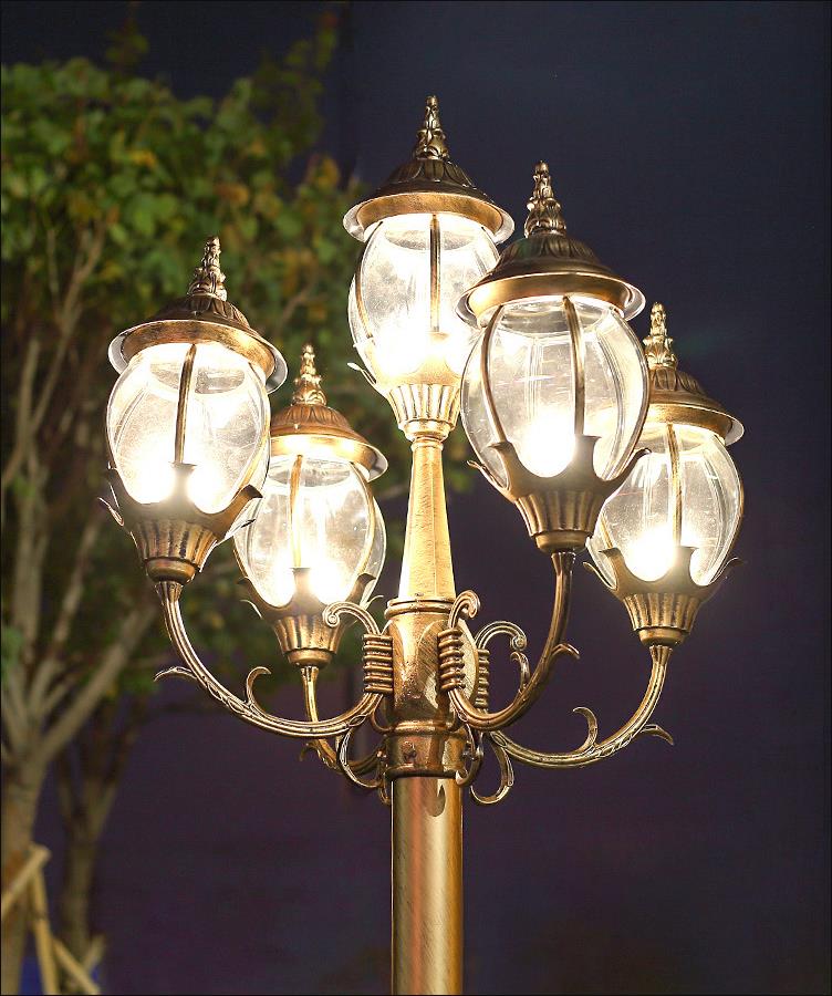 Rencana Baru Dekorasi luar Garden Street Lamp Pole